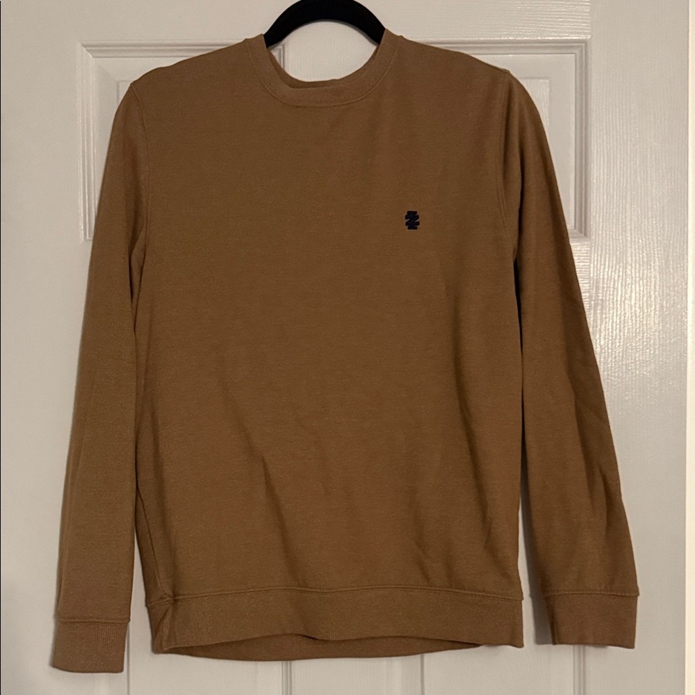 Izod Men's Brown Crewneck Sweater